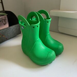 Crocs rain boots toddler 6c